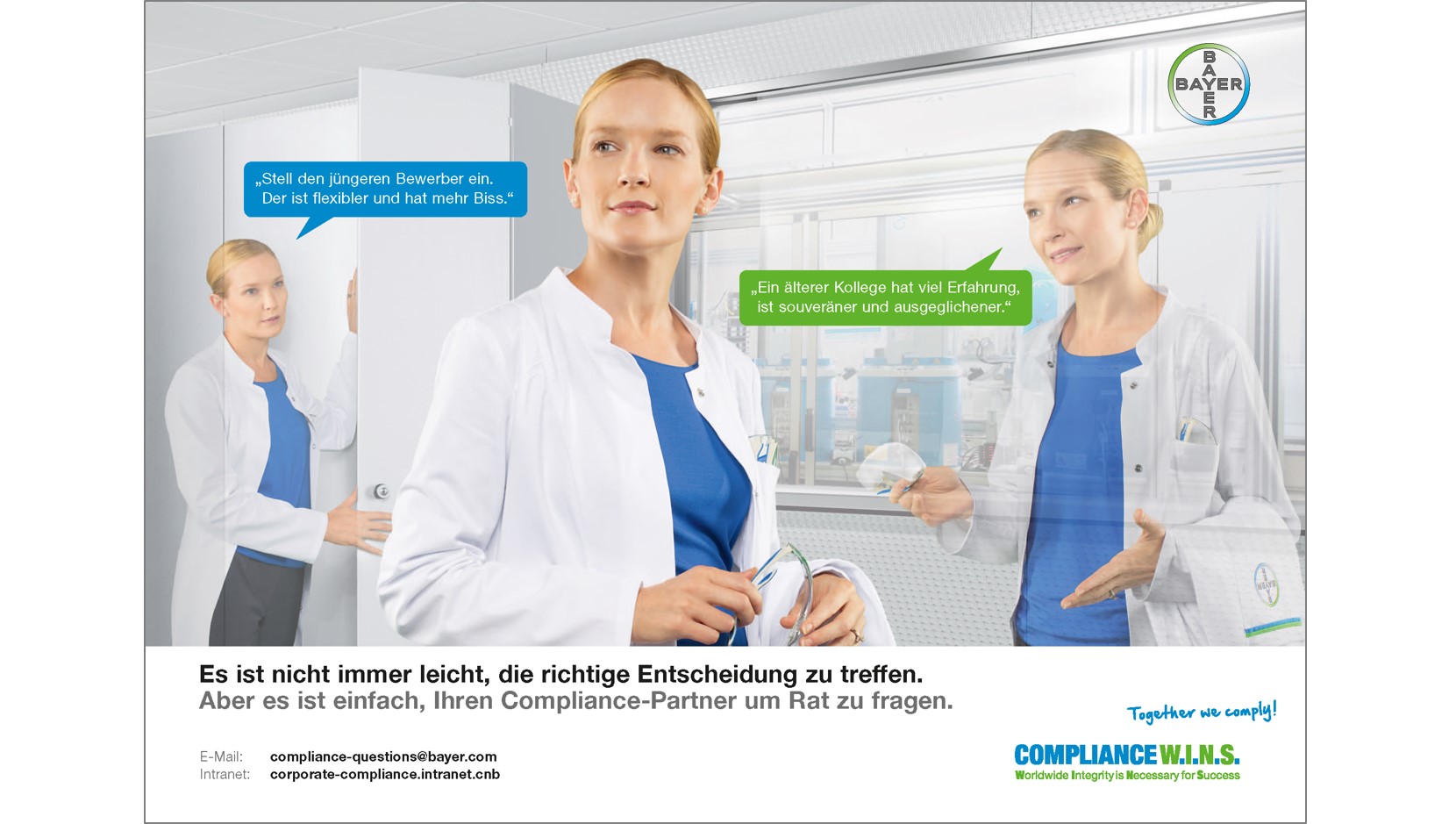 Referenzen Change Kommunikation Bayer Compliance Spiessconsult