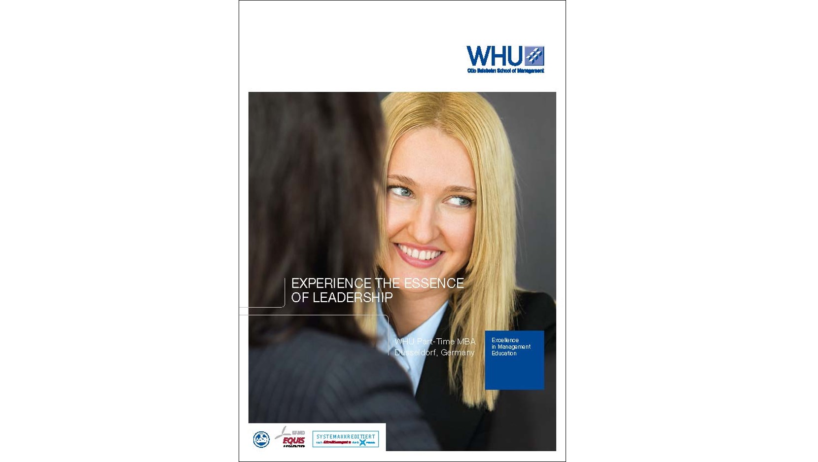 Whu Otto Beisheim School Of Management Advertising Agency Spiessconsult Supports Communications Connected With Mba Program Spiessconsult